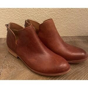 Kork Ease Renny Womens Brown Leather Ankle Boots Size 7 New